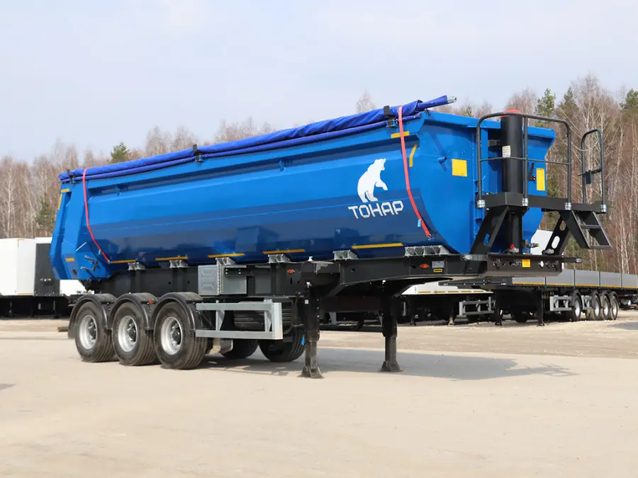 Полуприцеп с задней разгрузкой SH3-33 (95892) - высота ССУ 1350